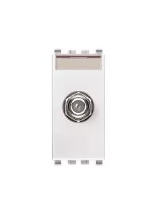 Vimar 20318.B Coaxial Socket Type F Female White Eikon